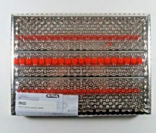 Hu-Friedy IMS Infinity Series 16-Instrument Large Cassette with Accessory Area, Orange, IMN4163