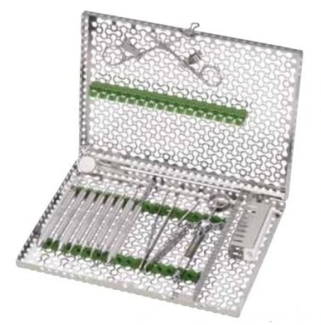 Hu-Friedy IMS Infinity 20 Instrument Large Cassette, Gray, Stainless Steel, 8" x 11" x 1.25", IMN4201