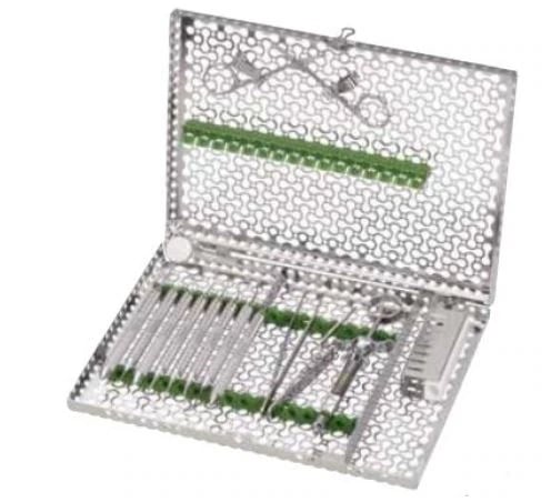 IMS® Infinity Series™ Cassettes – 8-Instrument Cassette, 8" x 1.25" x 5.5", Green, IMN5089