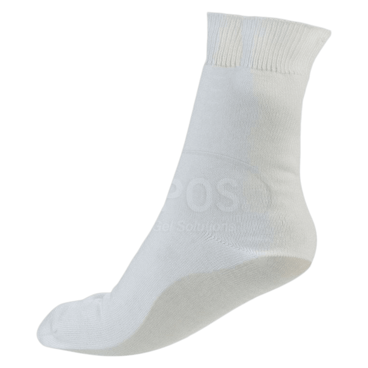 Silipos Diabetic Gel Socks, Size 10-13, White