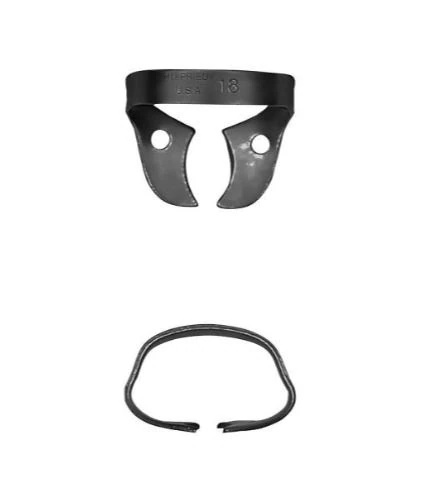 Hu-Friedy Black Line Rubber Dam Clamp, Size 18X