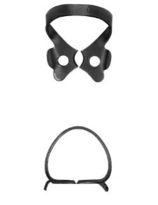 Hu-Friedy Black Line Rubber Dam Clamp #0, Winged, Satin Steel, RDCM0X
