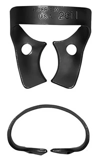 Hu-Friedy Black Line Rubber Dam Clamp #26N, Wingless Upper Molar, 573043