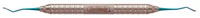 Hu-Friedy Titanium Implant Scaler 204SD, Double-Ended, Teal Anodized, IMP204SDT