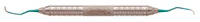 Hu-Friedy Titanium Implant Scaler, Langer 1/2, Double-Ended, Teal Anodized, IMPLG1/2T
