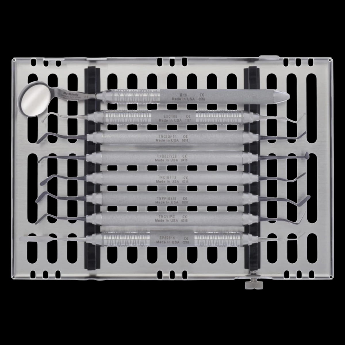 Hu-Friedy Composite Kit - 10-Piece Restorative Instrument Set with IMS Signature Series Cassette