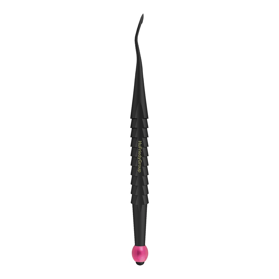 Hu-Friedy ProLux Luxating Elevator, Distal Angle Spade, Black Line, Purple, PROLUX4X