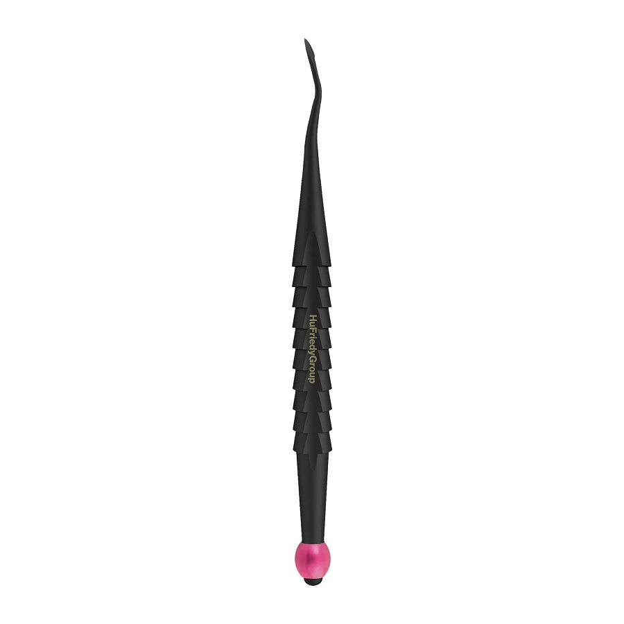 Hu-Friedy ProLux Luxating Elevator, Mesial Angle Spade, Black Line, Purple, PROLUX5X