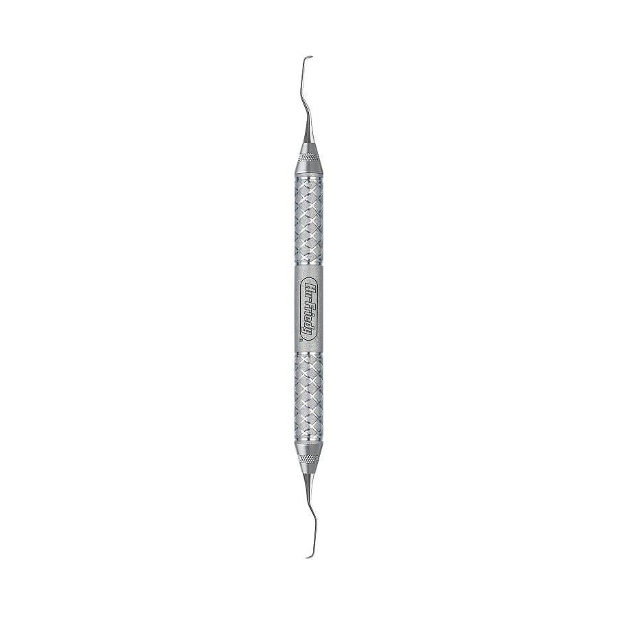 Hu-Friedy EverEdge 2.0 Gracey Mini Five #1/2 Scaler/Curette, Double-Ended, #9 Knurl Cone Handle