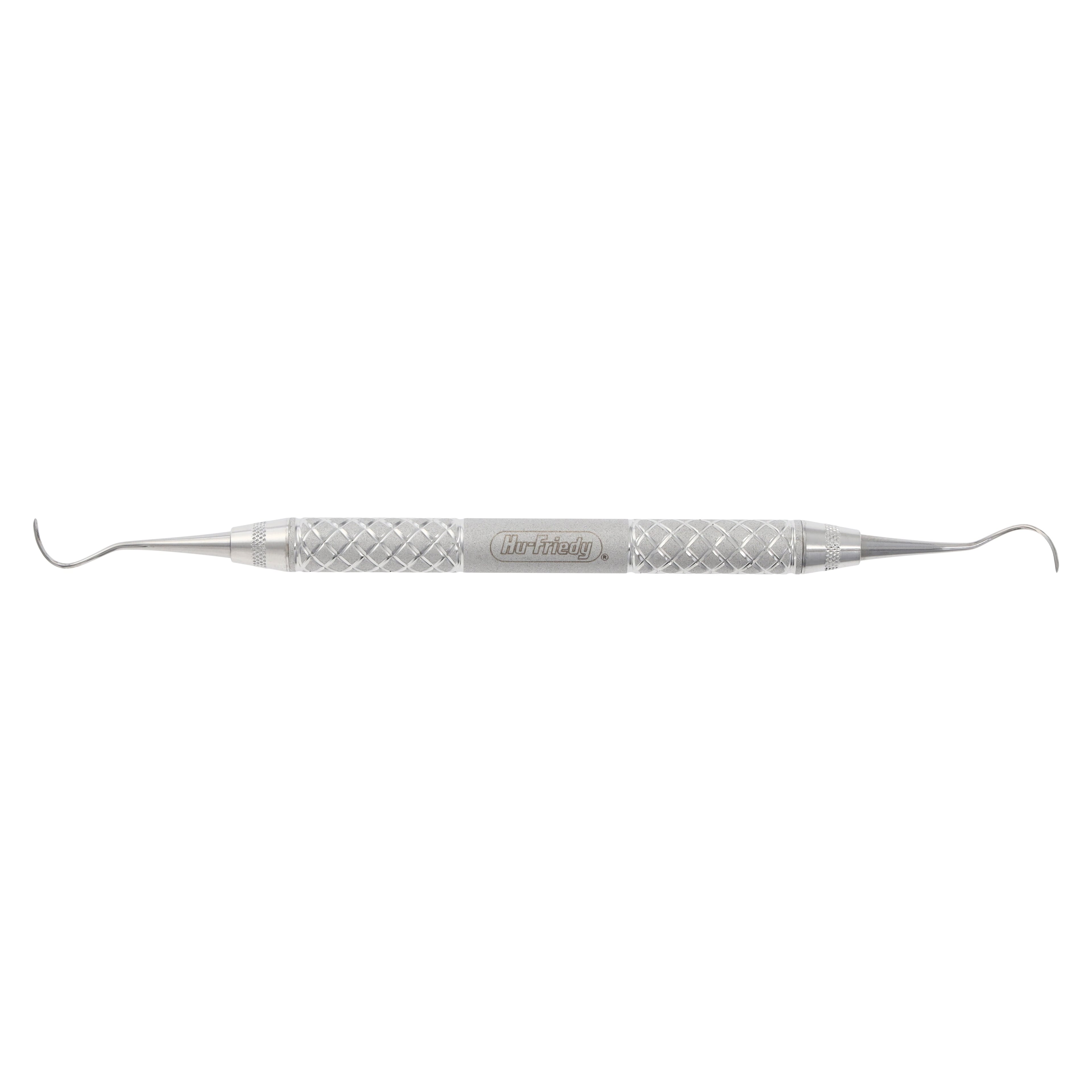 Hu-Friedy #17/18 McCall Curette EverEdge 2.0, Double-Ended, #9 Knurl Cone Handle, Stainless Steel