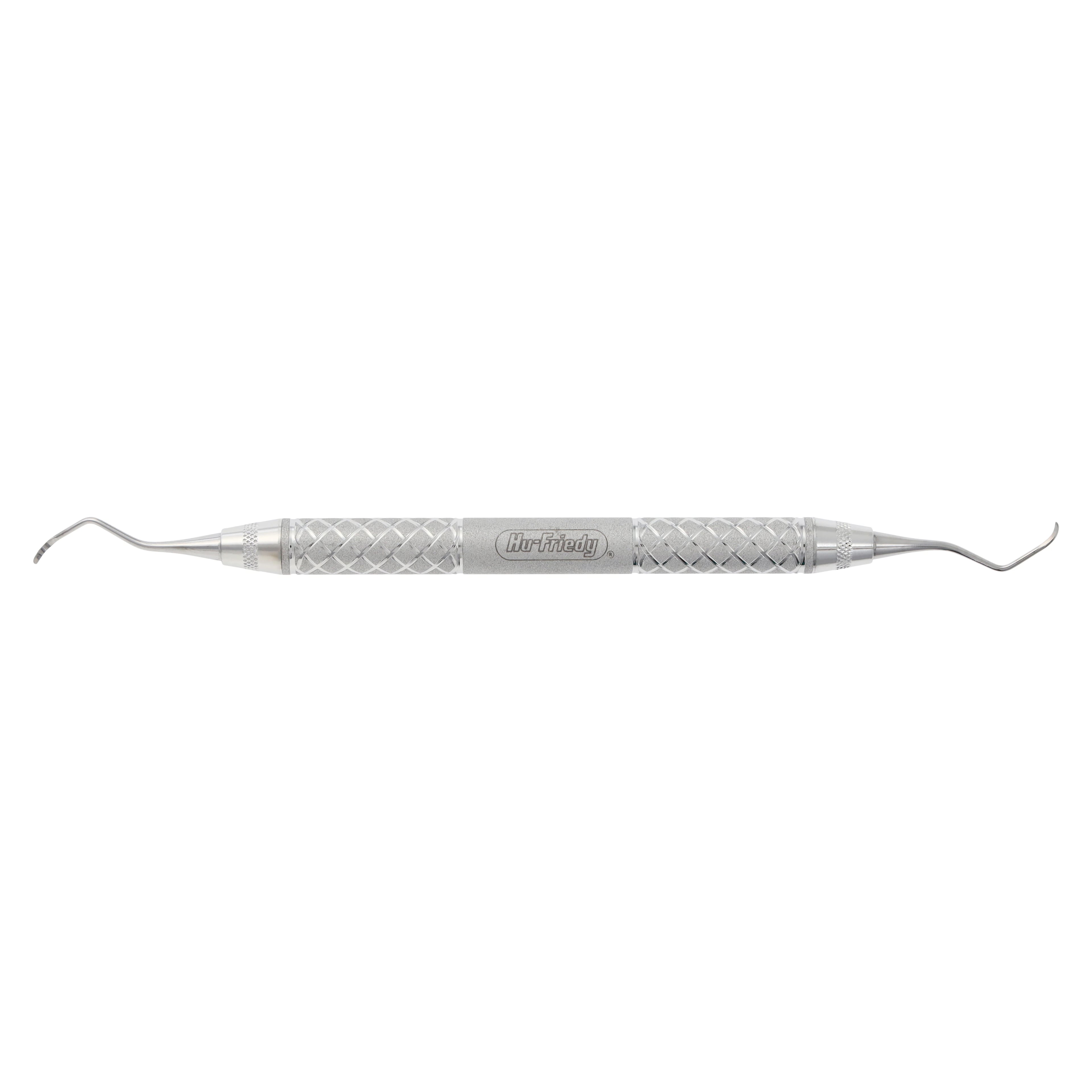 Hu-Friedy EverEdge 2.0 Columbia 4R/4L Curette, Double-Ended, #9 Knurl Cone Handle, Stainless Steel, 1 Each
