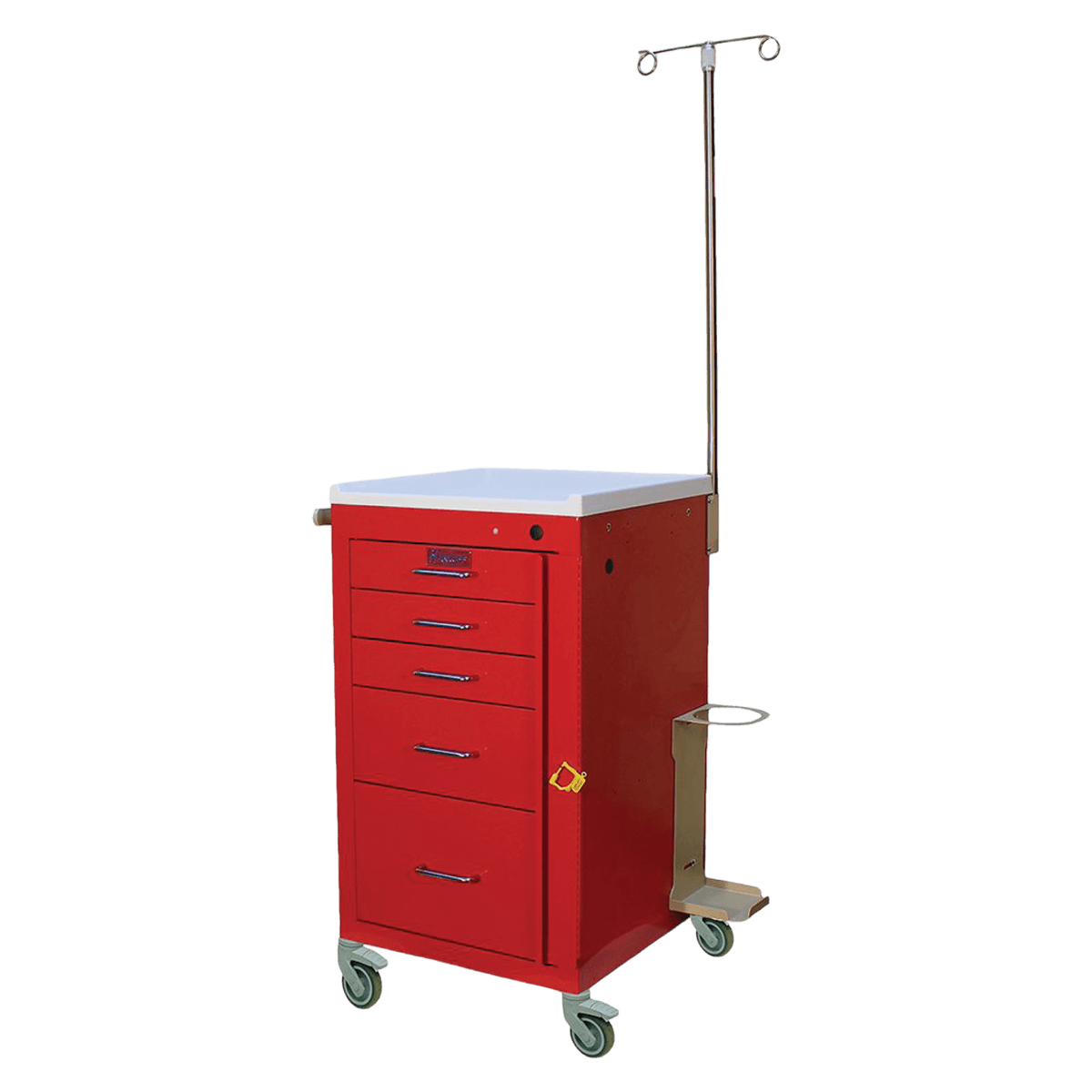Harloff Manufacturing Mini Line 5-Drawer Crash Cart