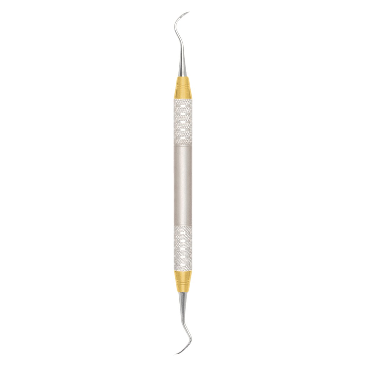 A. Titan Instruments McCall 13S/14S Curette, D-Lite Handle, Double-Ended, #6, Stainless Steel