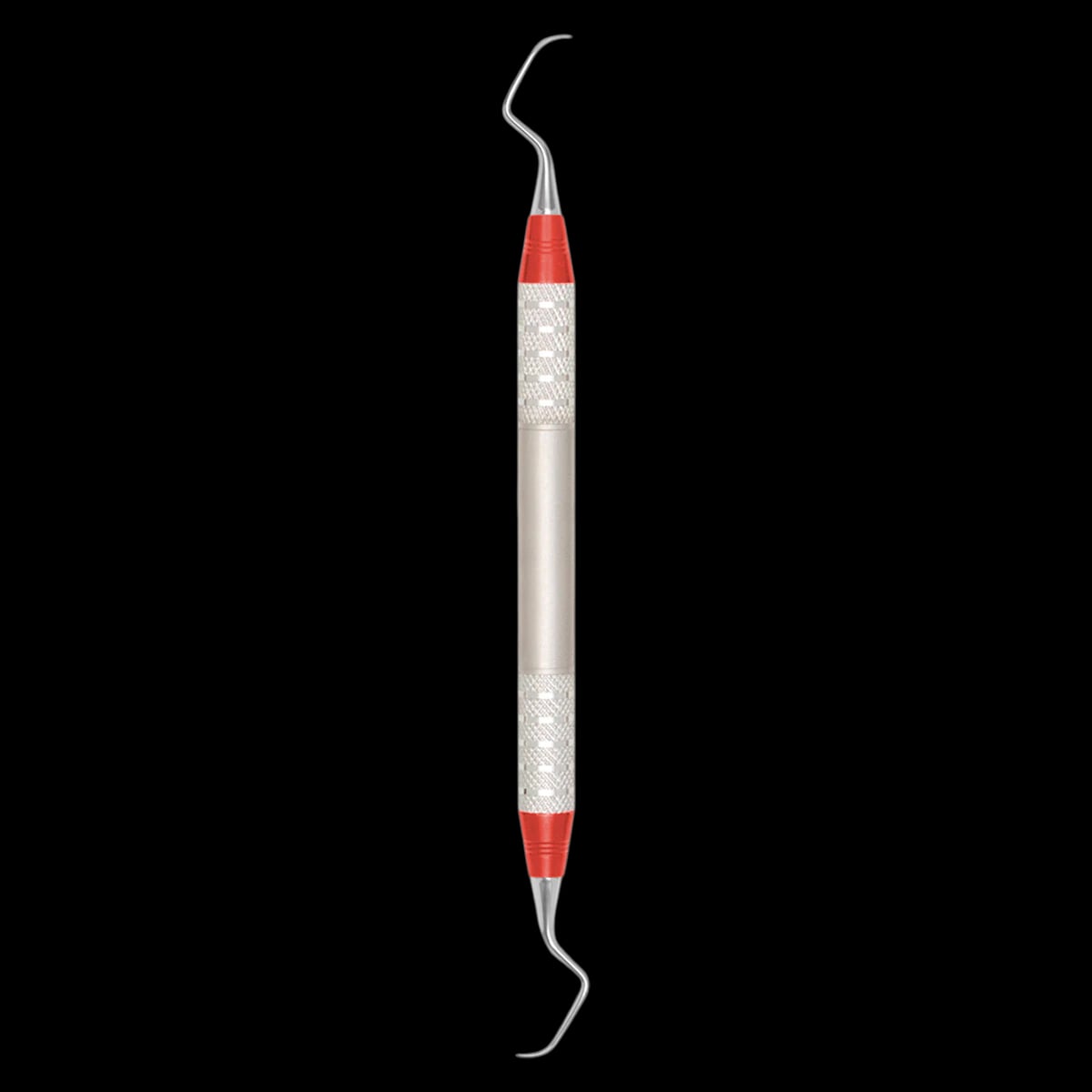 A. Titan Instruments D-Lite Gracey 9/10 Curette, Double-Ended, #6 Handle, Stainless Steel, Each