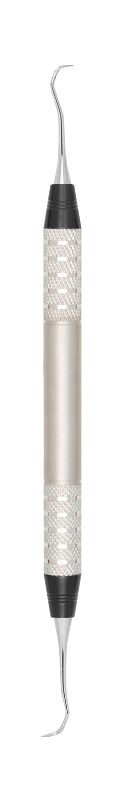 A. Titan Instruments Jacquette Scalers 1S-2S D-Lite Handle, Double End, #6 Anterior, Stainless Steel, Color Coded Black, Each