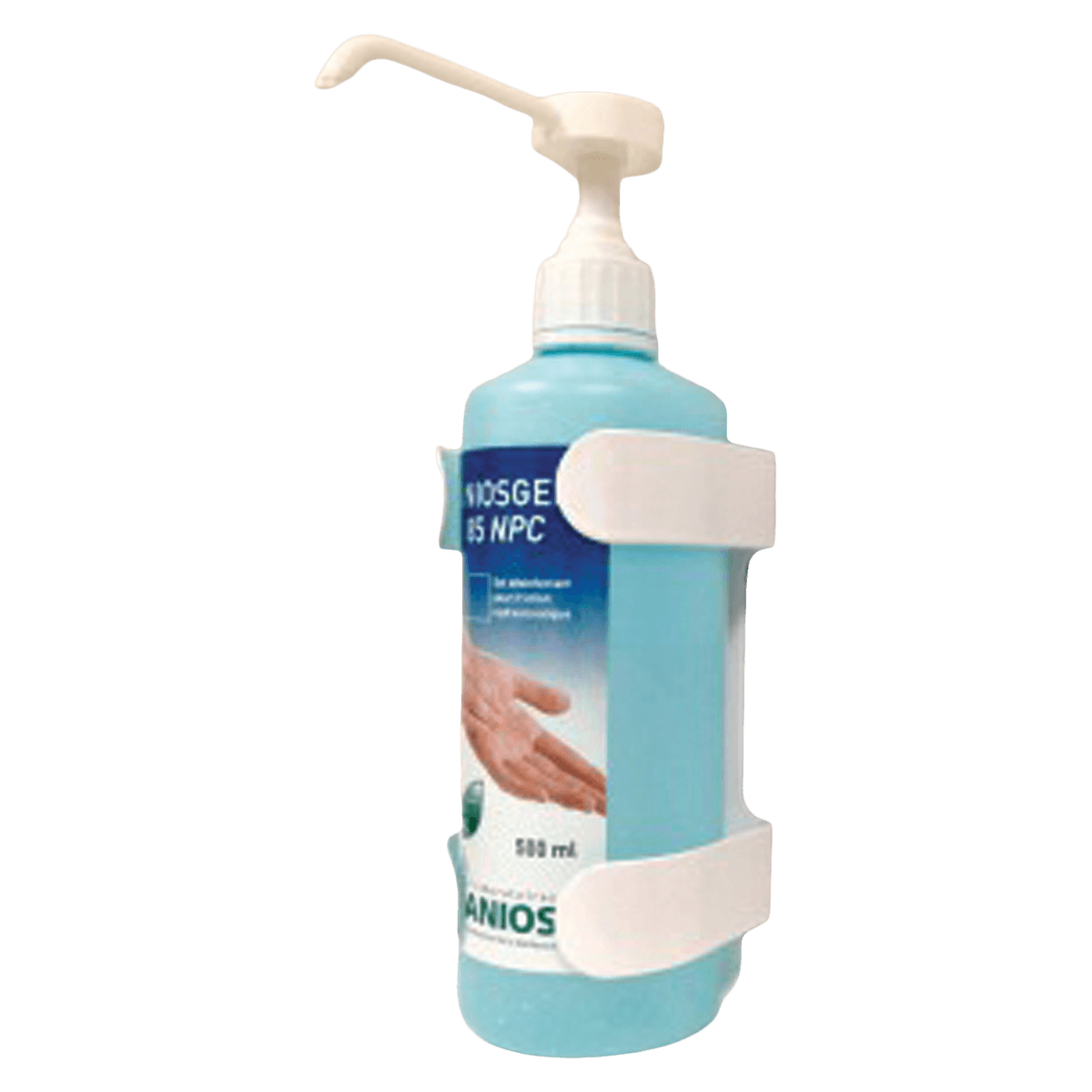 Aniosgel Bracket, White Plastic, for 500ml Bottle, Each