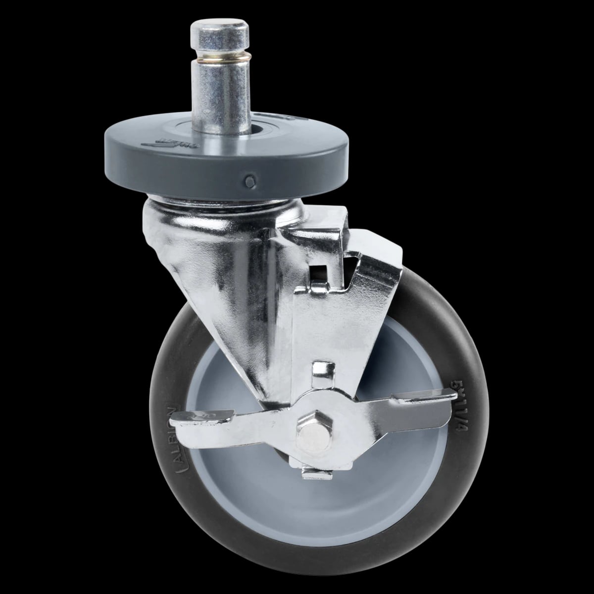 InterMetro Industries Stem Brake Caster, Each