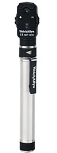 Welch Allyn PocketScope Ophthalmoscope Set with AA Batteries, Twist Lock Connection, 2.5V