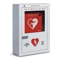 Philips Defibrillator Cabinet, Wall-Mounted, Steel, White