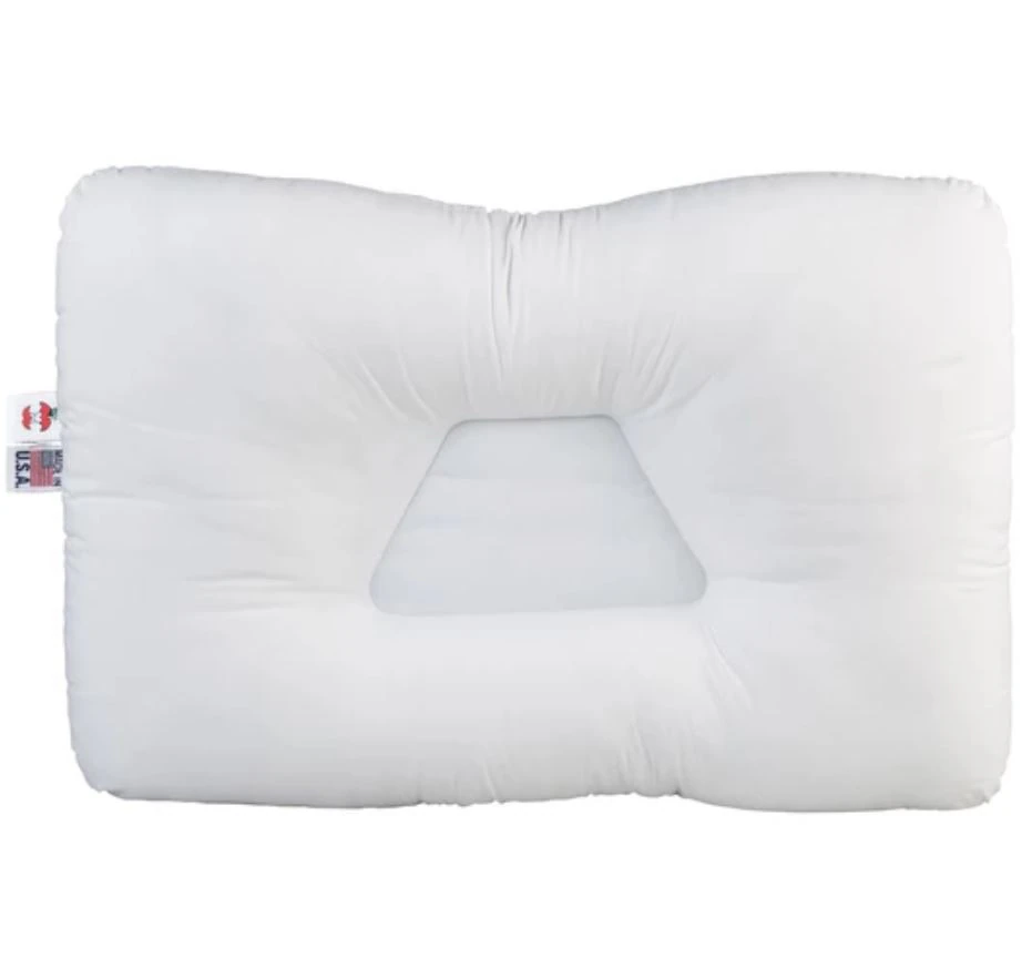 Core Products Tri-Core Positioning Pillow, Gentle Full Size, 24 in x 16 in, Fiber, White, Reusable