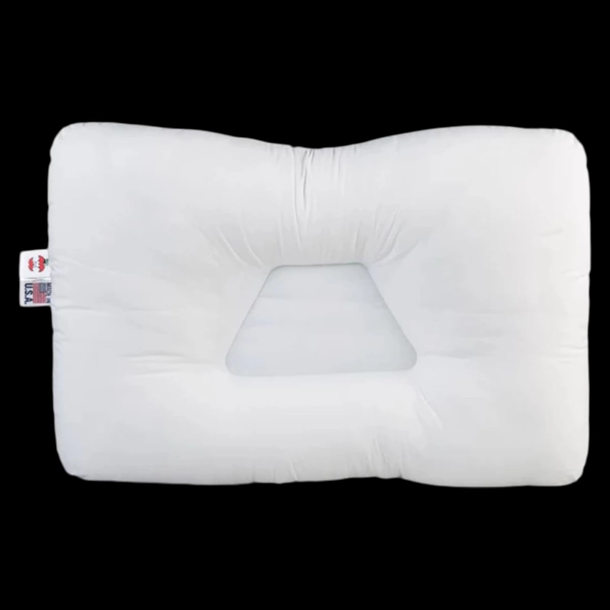 Core Products Tri-Core Firm Support Pillow, Mid-Size, 22 in x 15 in, White, Reusable, Each