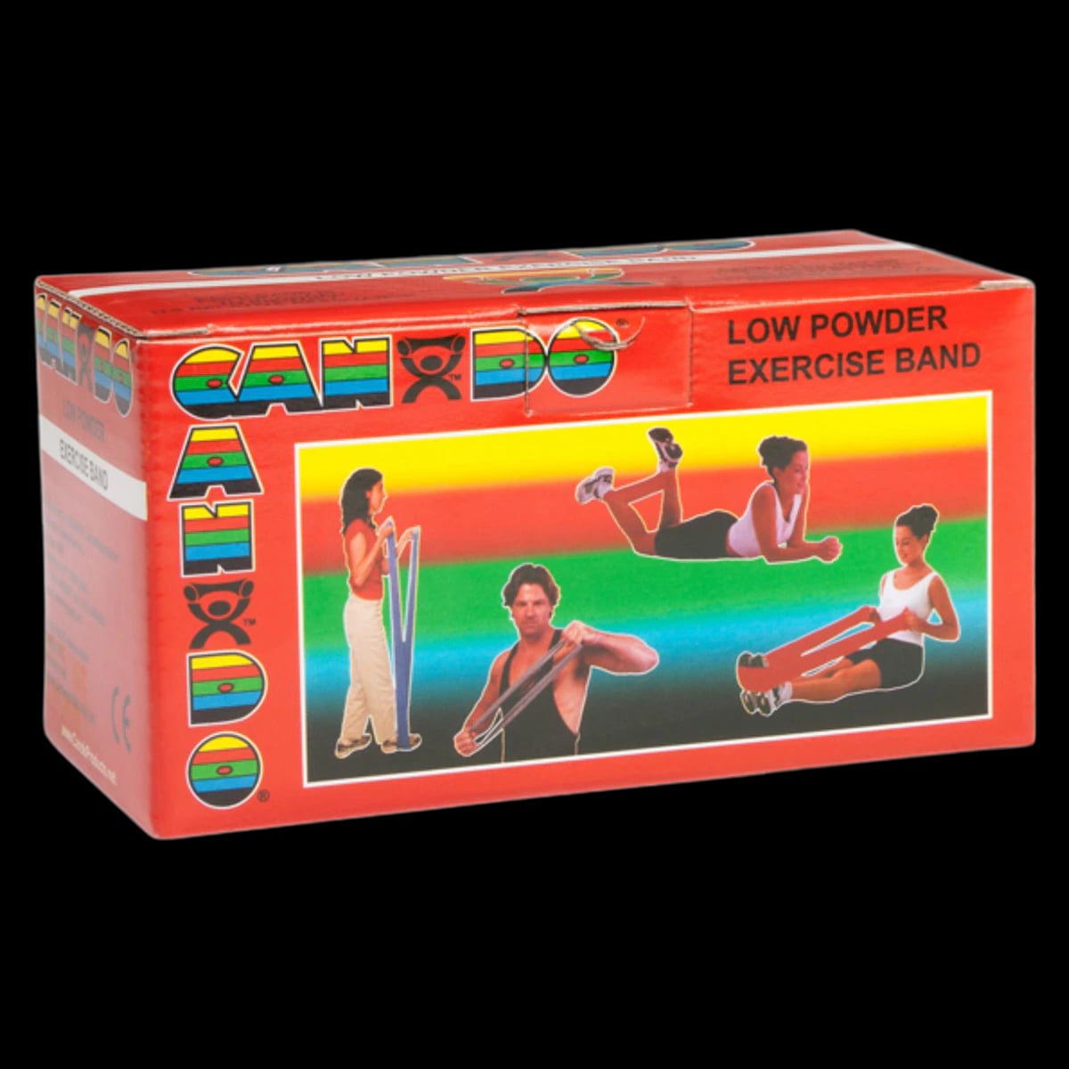 CanDo Exercise Band, Red (Light Resistance), 6 yd Roll