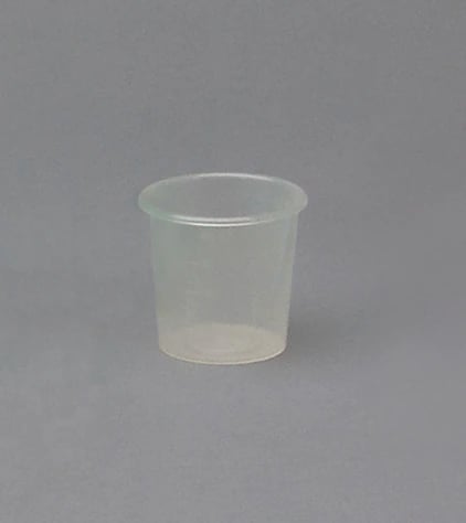 Cardinal Medicine Cup, Plastic, Clear, 2 oz, Sterile, 100/Case