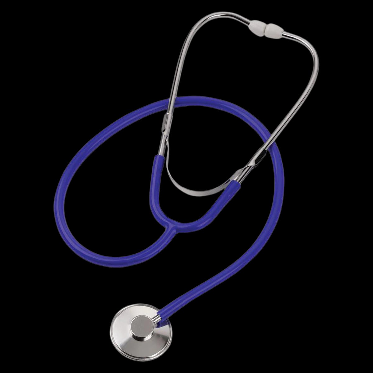 Mabis Classic Stethoscope, Adult, Blue, Single Lumen Tubing, 1 Each