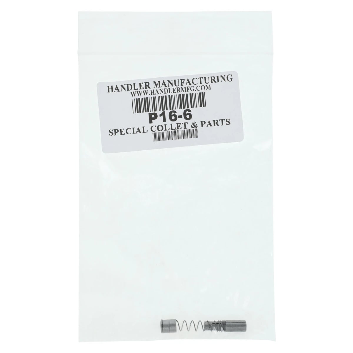 Handler Special Collet with Spring for Wells Type Quick Chuck, #6