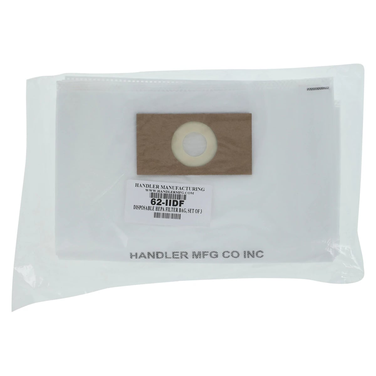 Handler Disposable HEPA Filter Bag, Set of 3, 62-IIDF