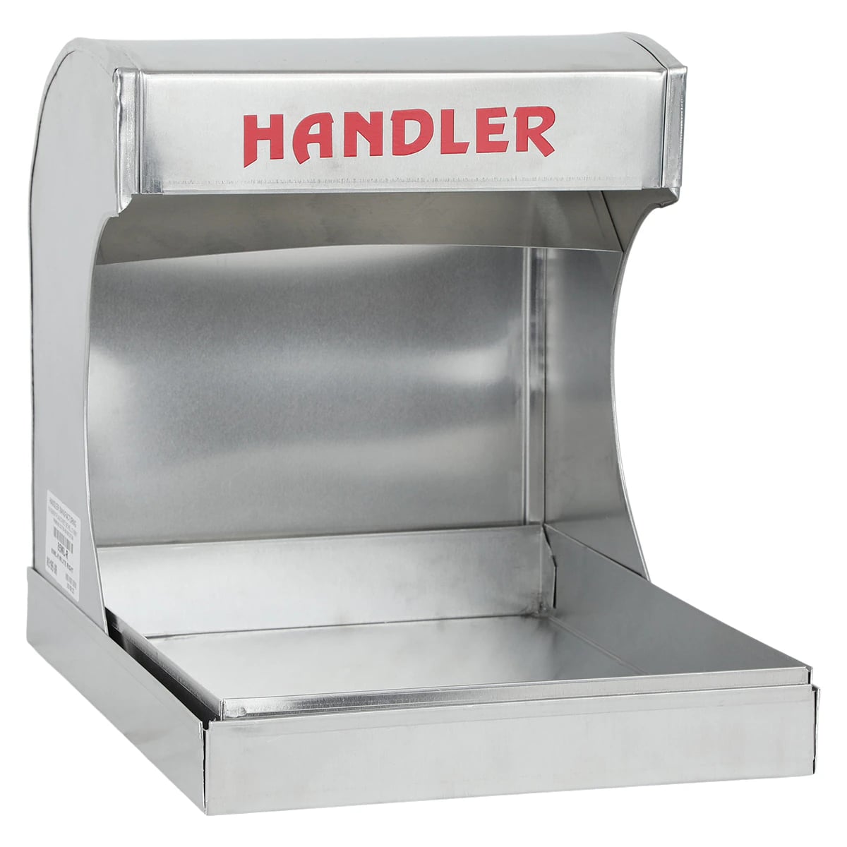 Handler 85WL-R Splash Hood with Lite Right, 10" Wide Aluminum with Insert Pan