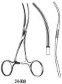 Debakey Bulldog Clamp, S-Curve, 4-3/4" (12 cm), Stainless Steel, Autoclavable, Each