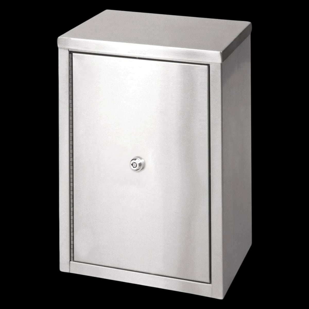 Omnimed Narcotic Cabinet, Stainless Steel, 2-Shelf