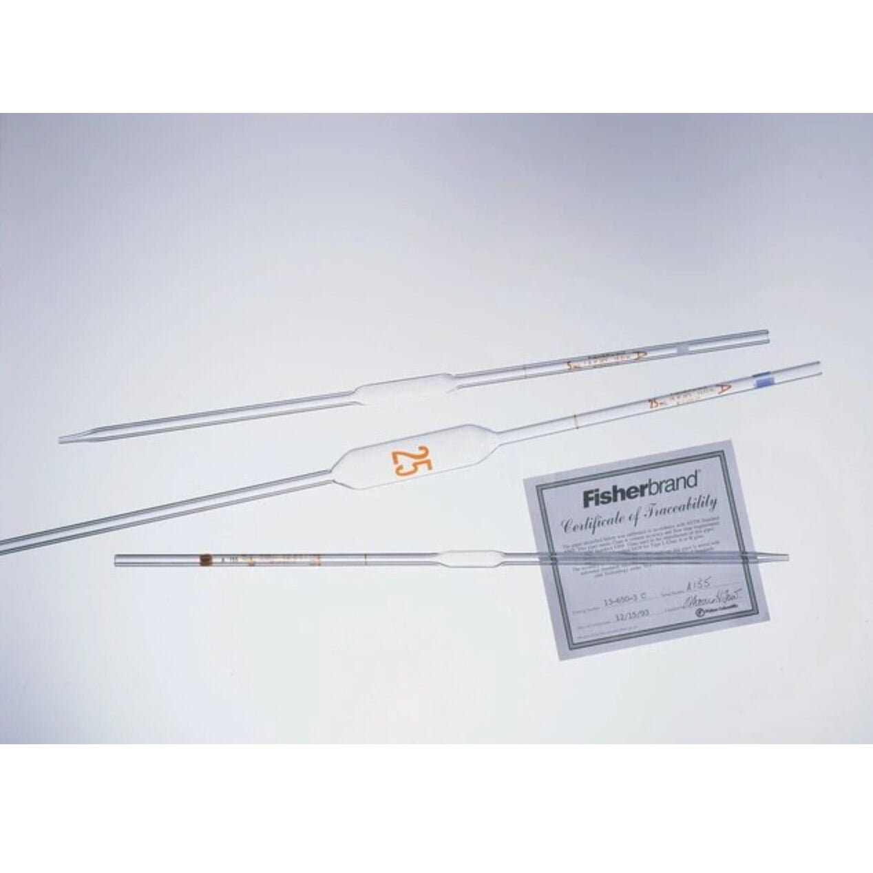 Fisherbrand Class A Volumetric Pipette, 0.5 mL, Reusable, 12/Case