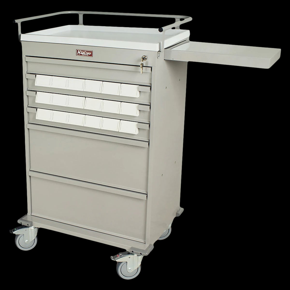 Harloff Valueline Bin Cart with 18 Bins