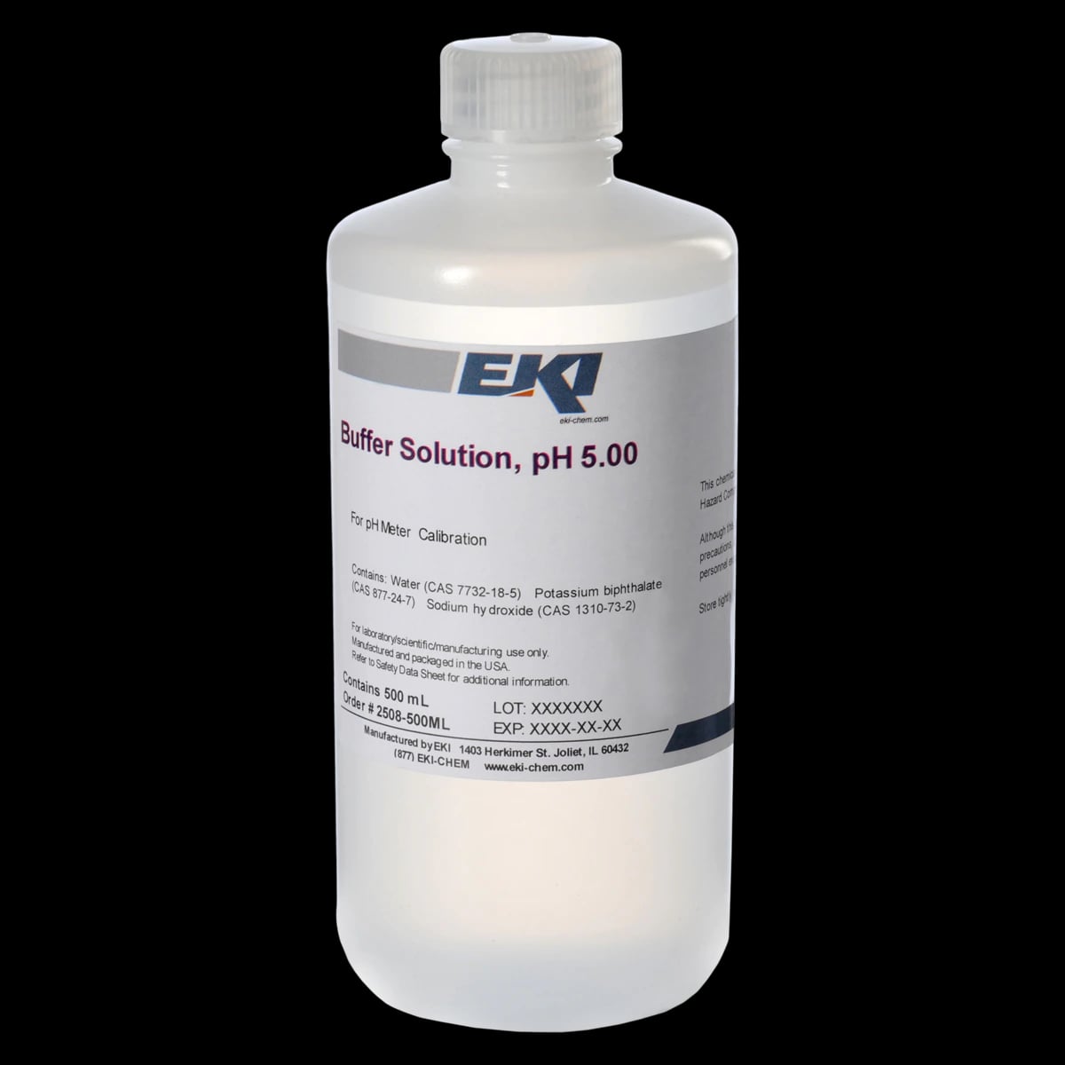 Buffer Solution pH 5.0, 500 mL Bottle