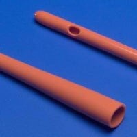 Cardinal Cath Rob-Nel Intermittent Catheter, Round Tip, Integral Tapered, Rubber, 10Fr