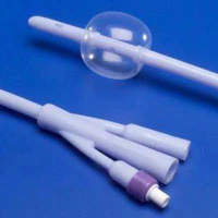 Dover 3-Way Foley Catheter, Straight Tip, Silicone, 22 Fr, 30 cc Balloon