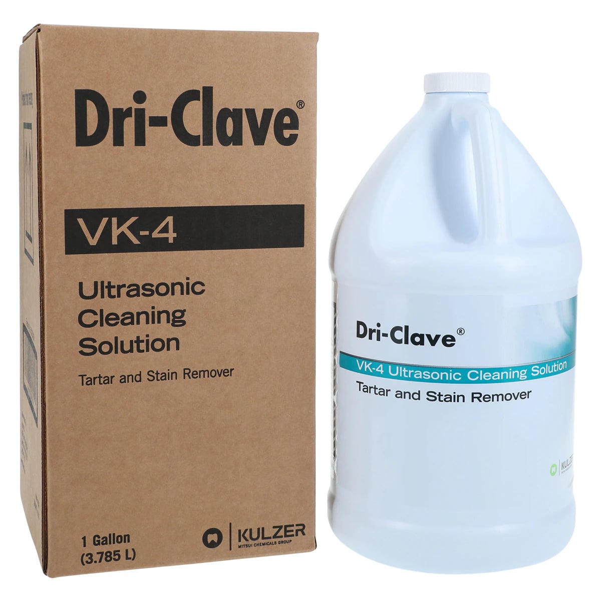 Dri-Clave VK-4 Tartar and Stain Remover, 1 Gallon Bottle, 50036208