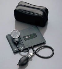 Tycos Classic Series Aneroid Sphygmomanometer with Cuff, Black, Latex-Free, Arm Dial Display, Each
