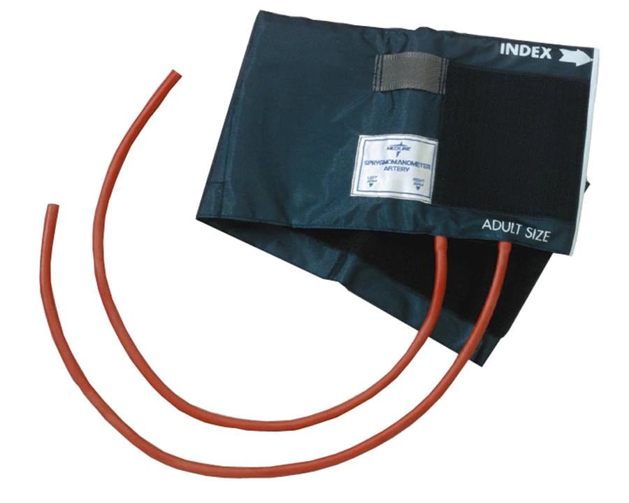 Medline Range Finder Blood Pressure Cuff & Bladder, Thigh, Black, Latex-Free, for Sphygmomanometer