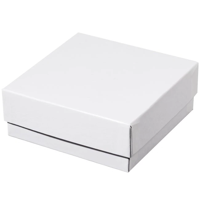 Nalge-Nunc International Cardboard Freezer Box, 81-Place, White, 6/Case