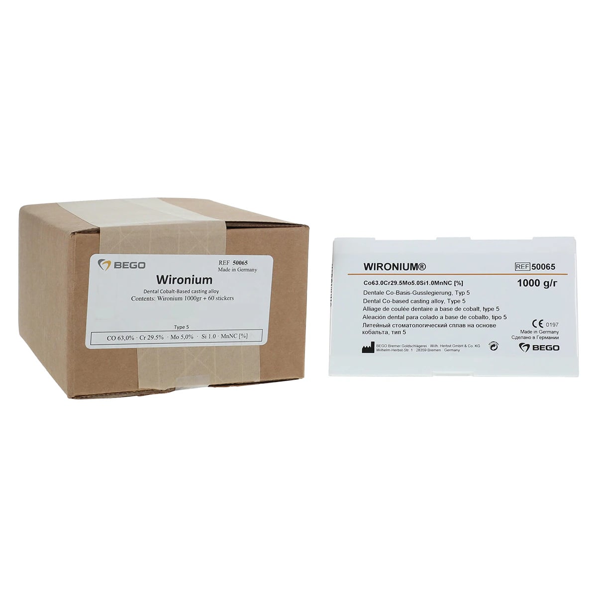 WIRONIUM® 1000g Cobalt-Chrome Partial Denture Alloy