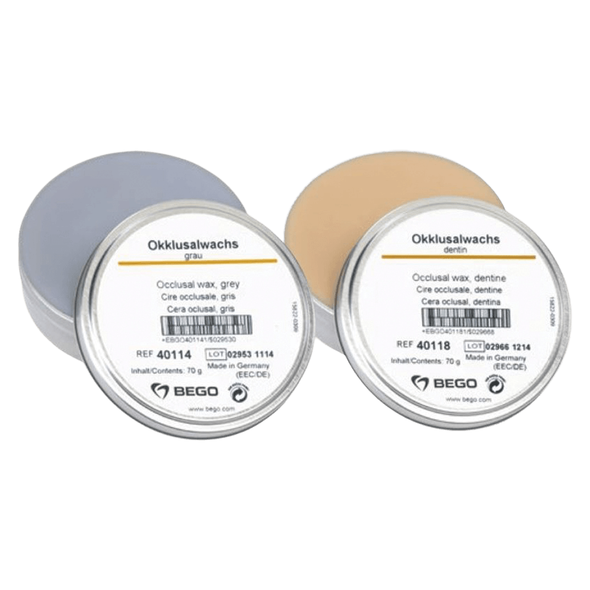 Bego Occlusal Wax, 70g Tin