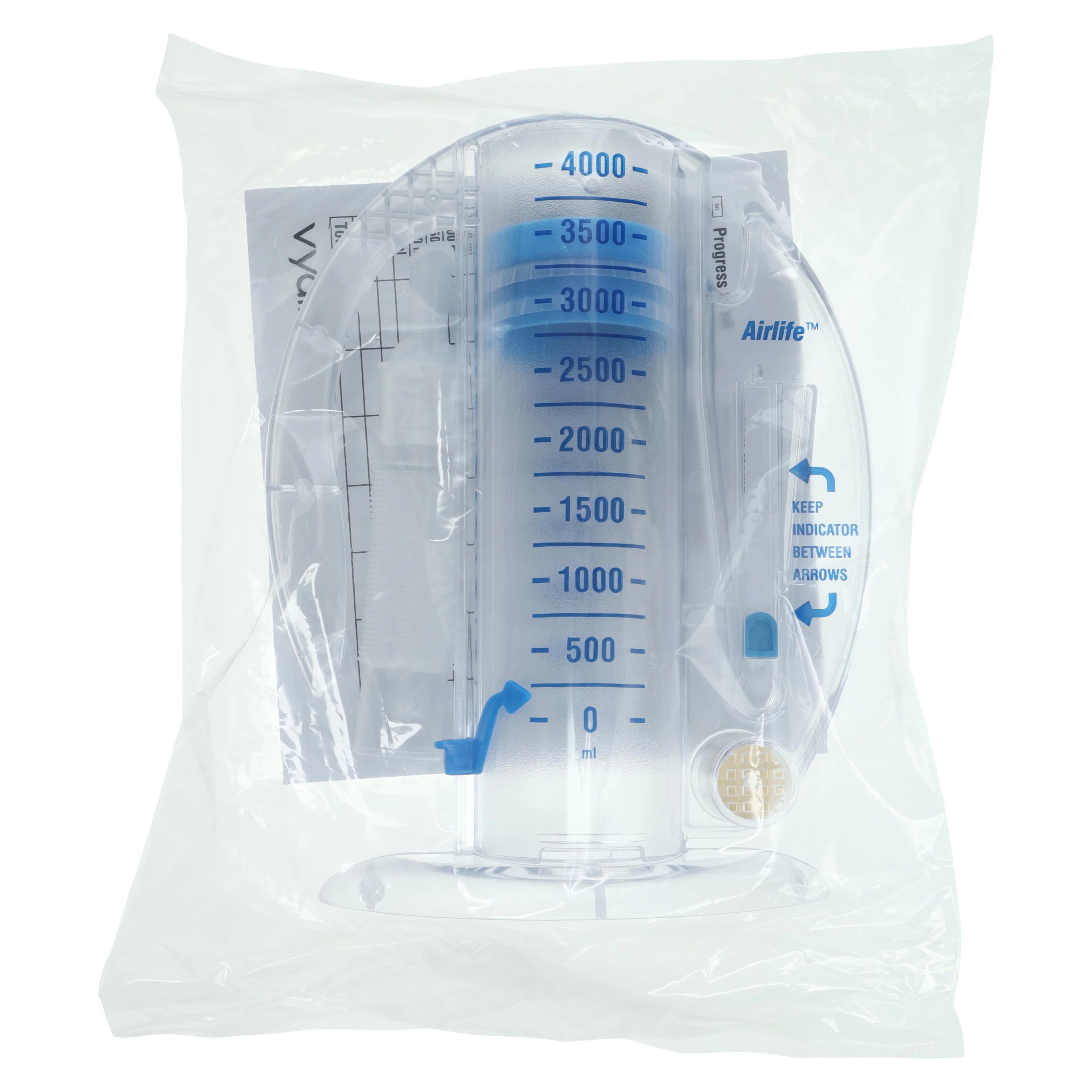 AirLife Volumetric Spirometer, 4000 mL, 12/Case