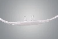 Airlife Adult Nasal Oxygen Cannula with 7 ft Tubing, Cushion, Clear, Disposable, DEHP-Free, 50/Case