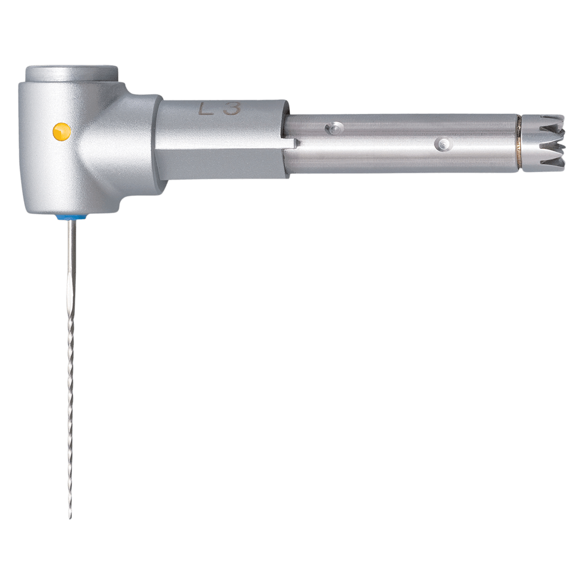 KaVo INTRA LUX L3 Reduction Head, Yellow, Endodontic Attachment, Autochuck Push Button, Electric