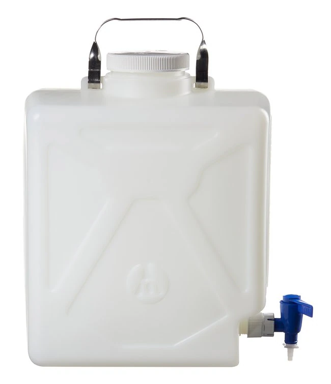 Nalgene Carboy Dispenser HDPE 20L with Spigot and Tubing Adapter, 4/Case