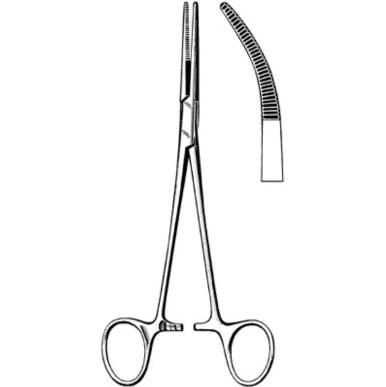 Rankin Kelly Forcep, Curved, 6-3/4", Sklar Instruments