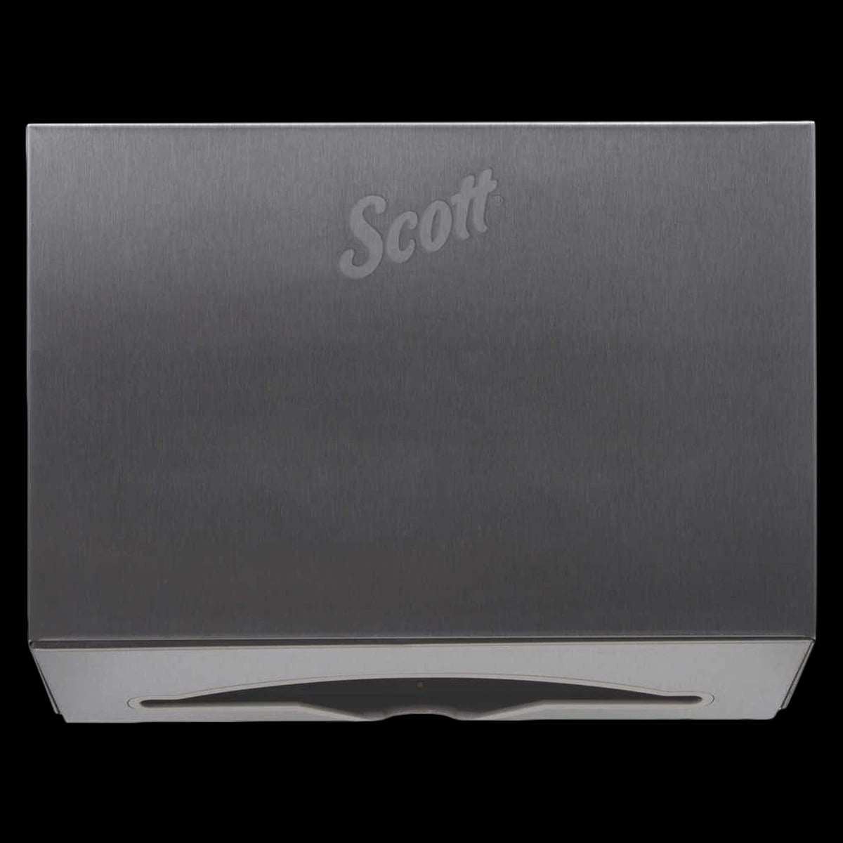Kimberly-Clark ScottFold Compact Paper Towel Dispenser, Silver Stainless Steel, Wall Mount, 09216